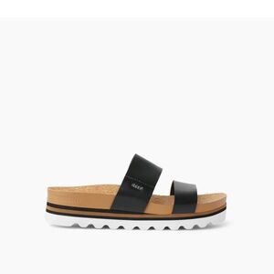 REEF CUSHION VISTA HI SLIDES (BLACK)